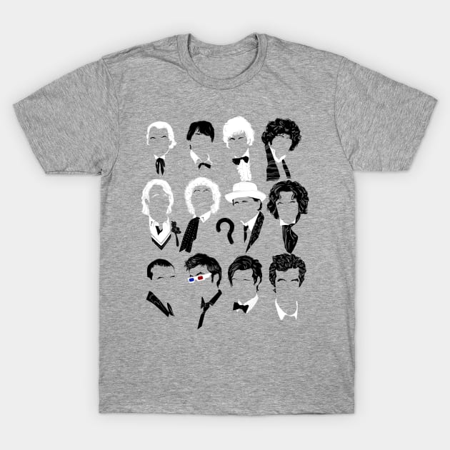 Twelve Doctors T-Shirt by zerobriant